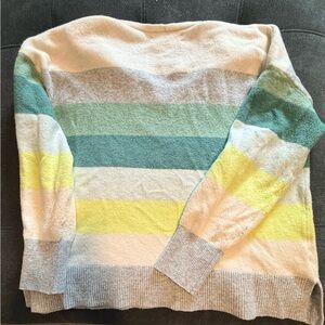 LOFT Colorful Striped Sweater